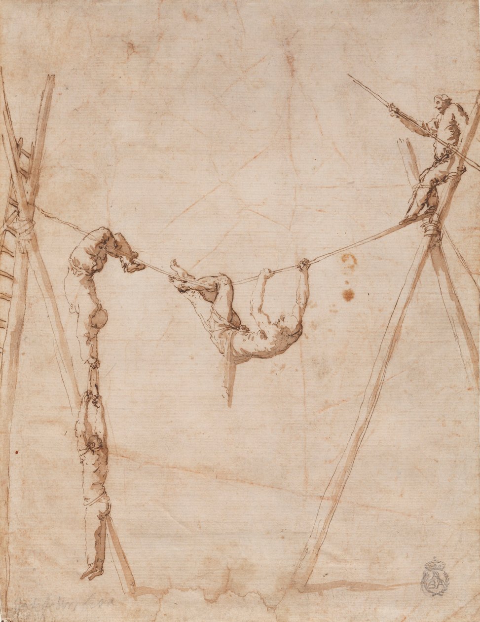 Acrobates sur la corde. - Jusepe de Ribera