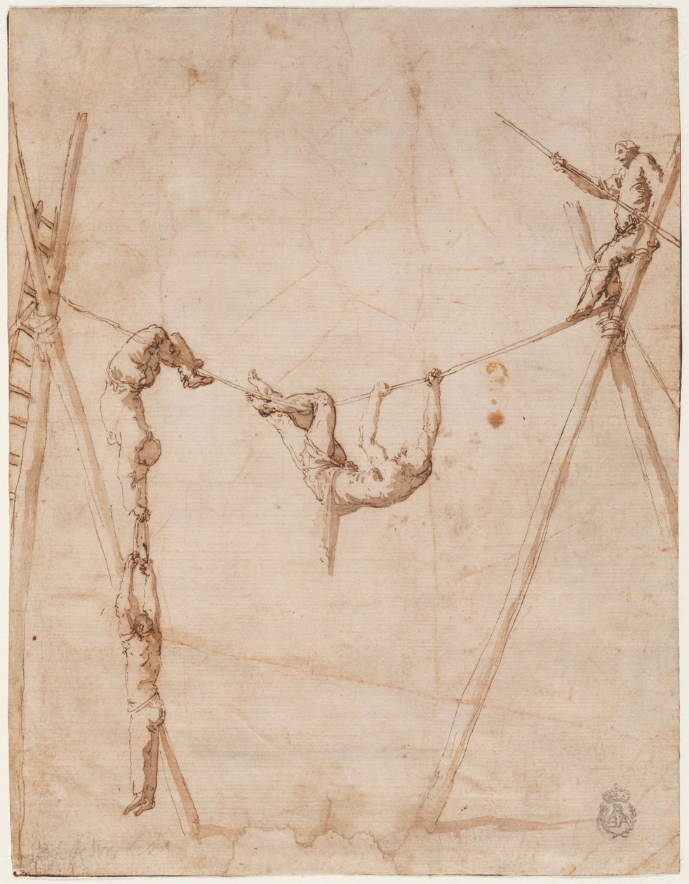 Acrobates sur la corde. - Jusepe de Ribera