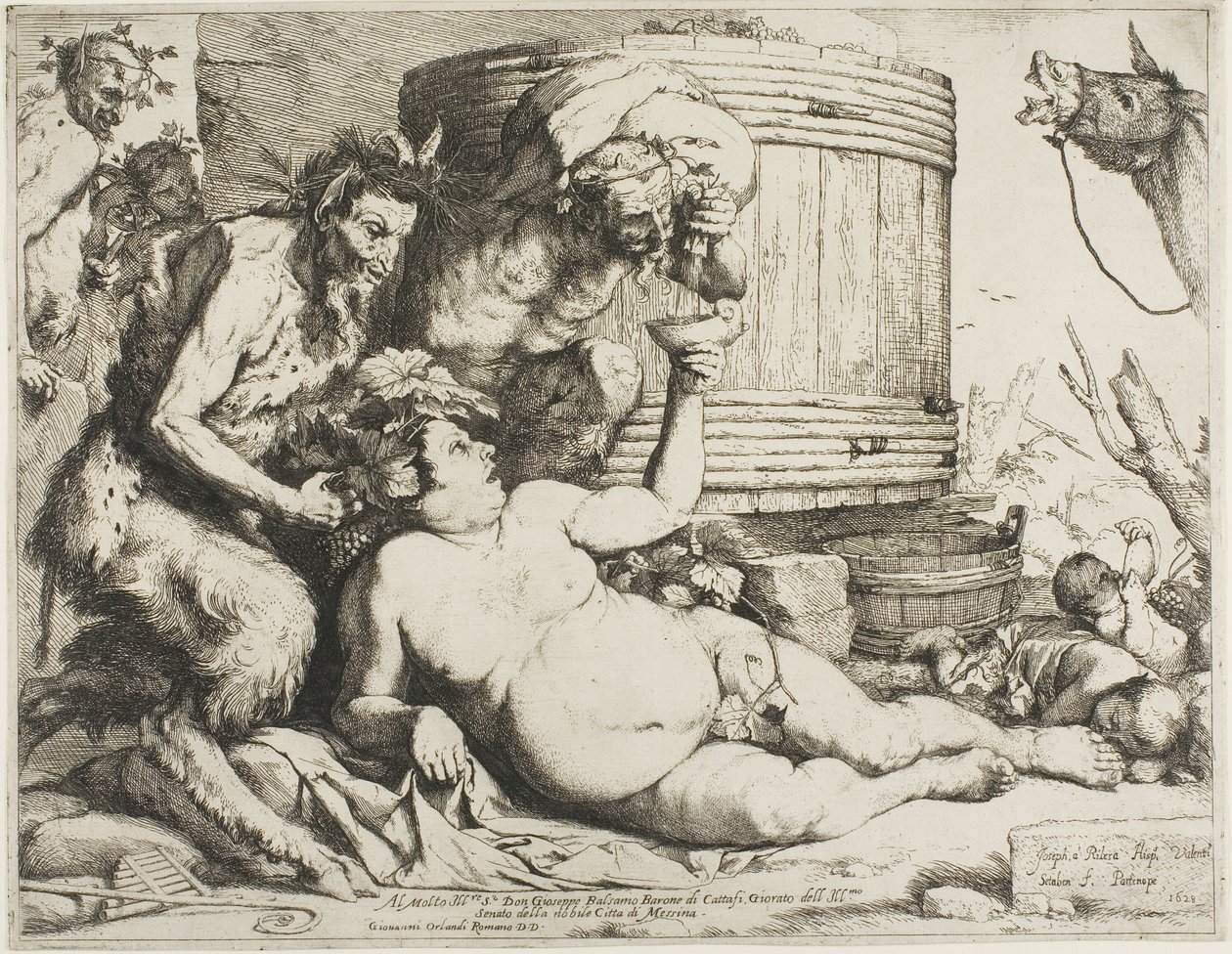 Silenus ivre - Jusepe de Ribera