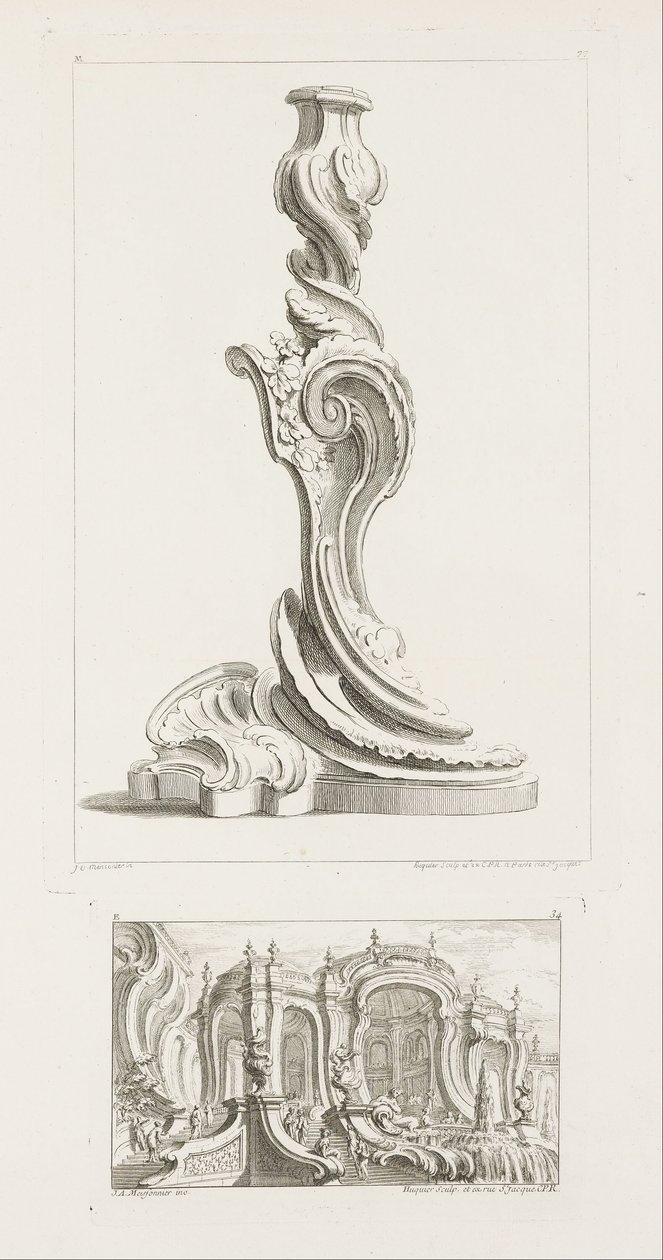 Lustre, 5ème assiette - Juste Aurèle Meissonnier
