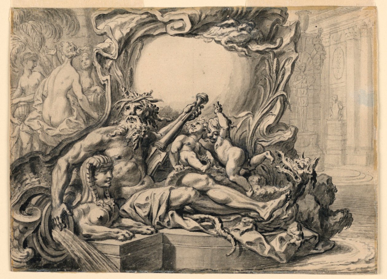 Conception pour un écusson avec des allusions à l