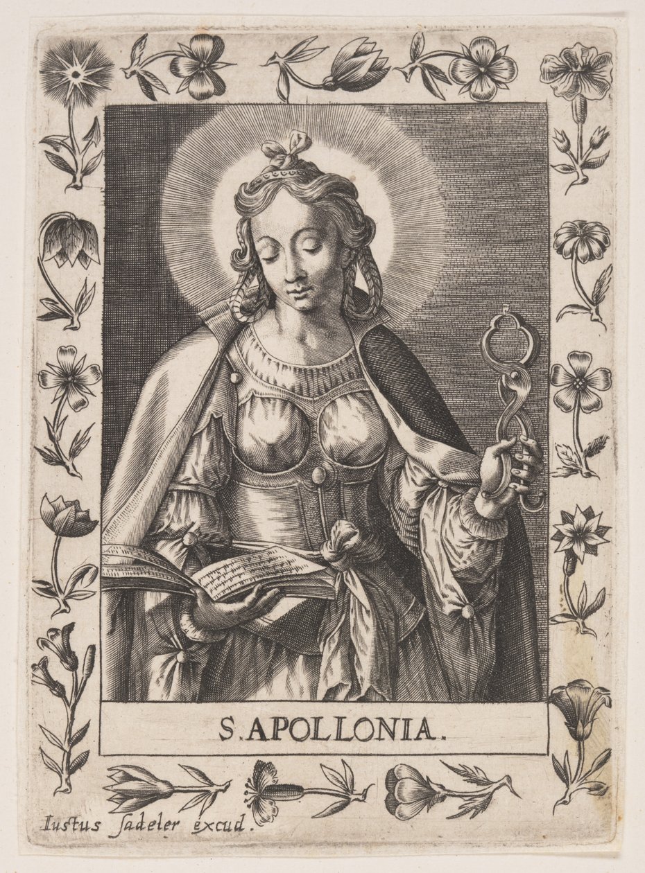 Sainte Apollonie - Justus Sadeler