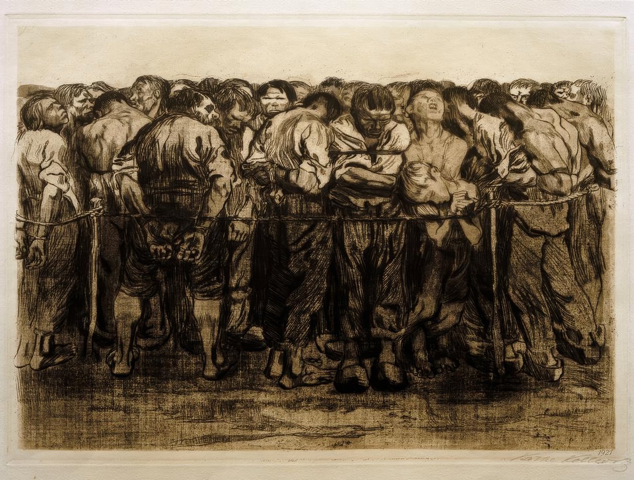 K.Kollwitz, Les Prisonniers - Käthe Kollwitz