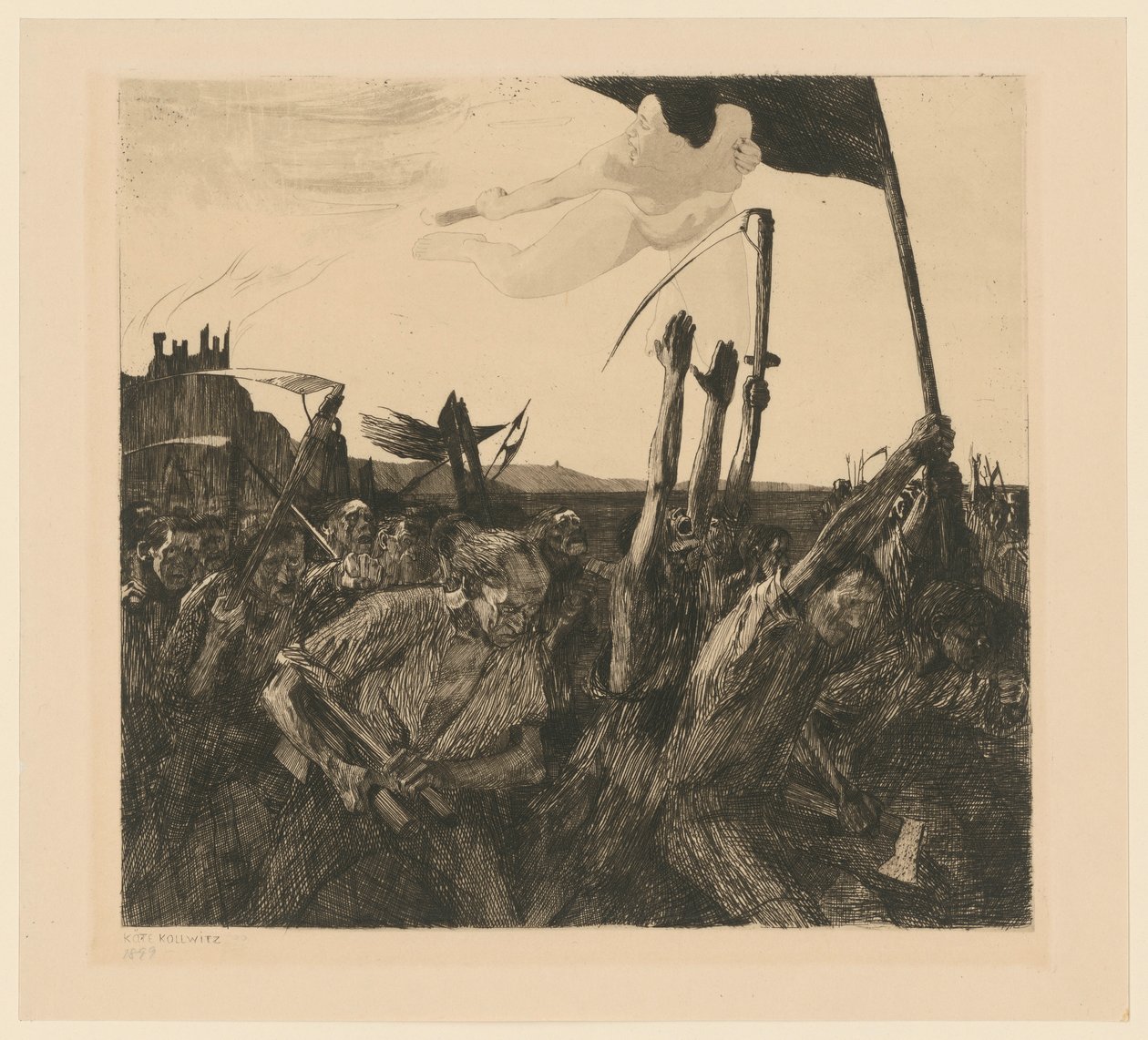 Agitation (5e état) - Käthe Kollwitz