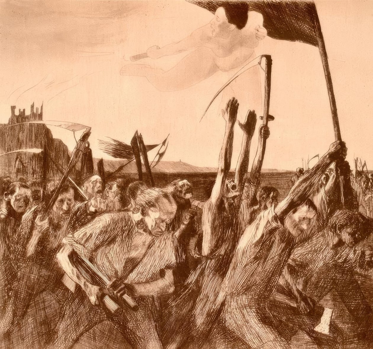 Émeute - Käthe Kollwitz