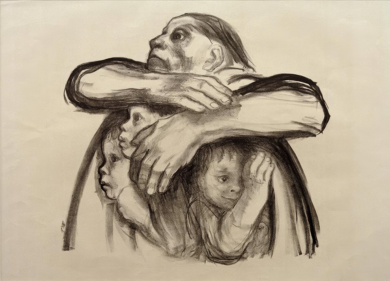 K.Kollwitz, Les semences ne doivent pas être broyées - Käthe Kollwitz