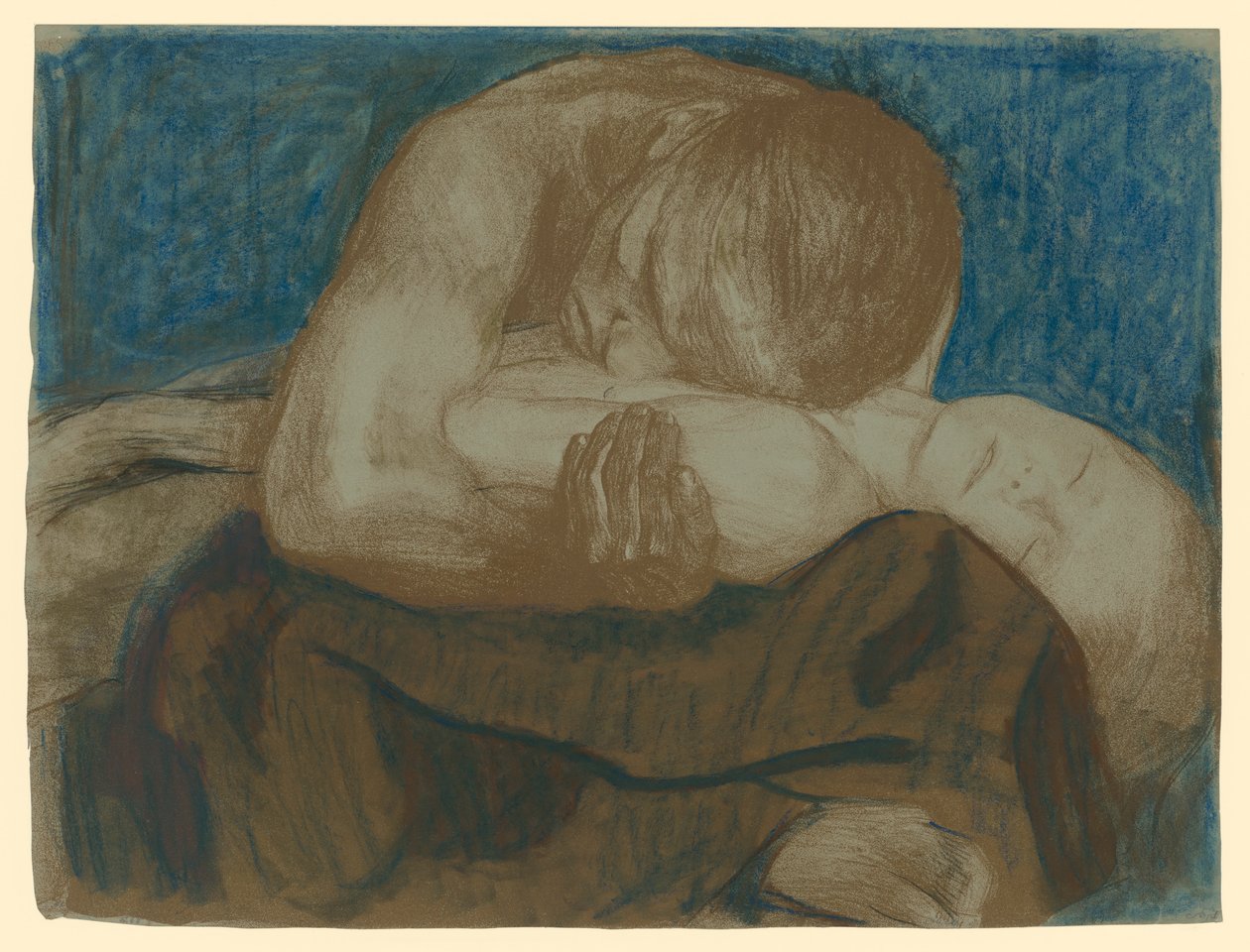 Pietà (1er état, pièce unique) - Käthe Kollwitz
