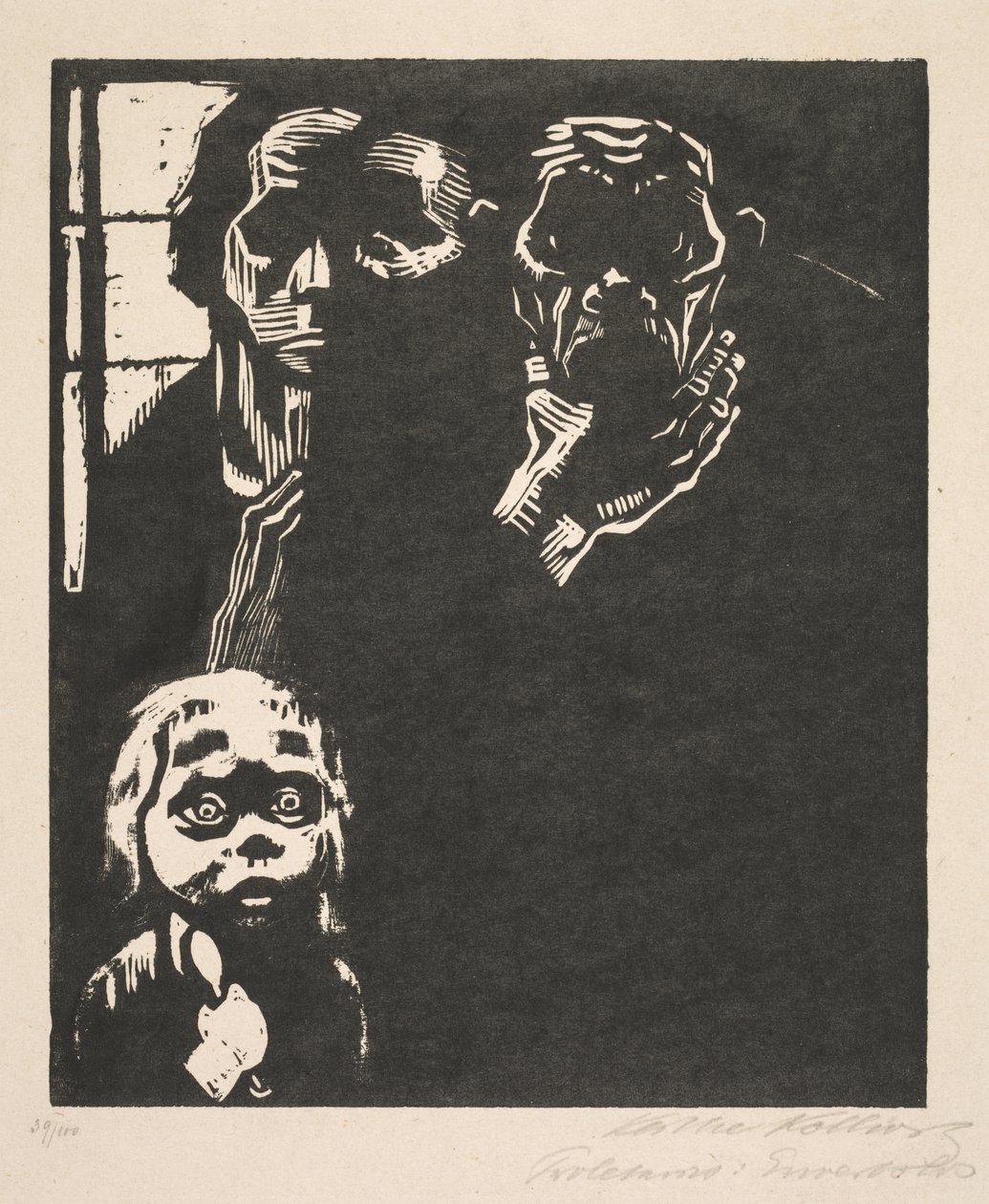 Prolétariat : N° 1 Sans travail - Käthe Kollwitz