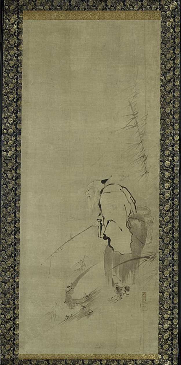 Triptyque de Zhou Moushu, Xiwangmu et Taigong Wang - Kaiho Yusho