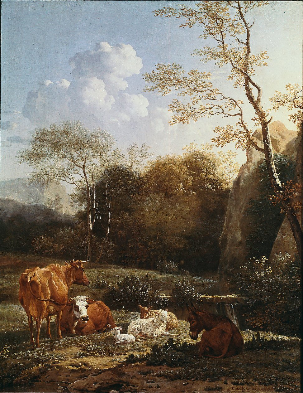 Le bocage animal près d