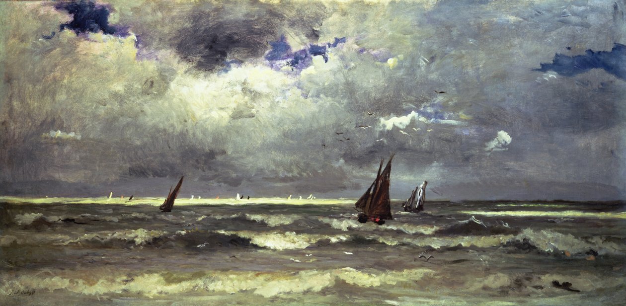 Paysage marin - Karl Pierre Daubigny