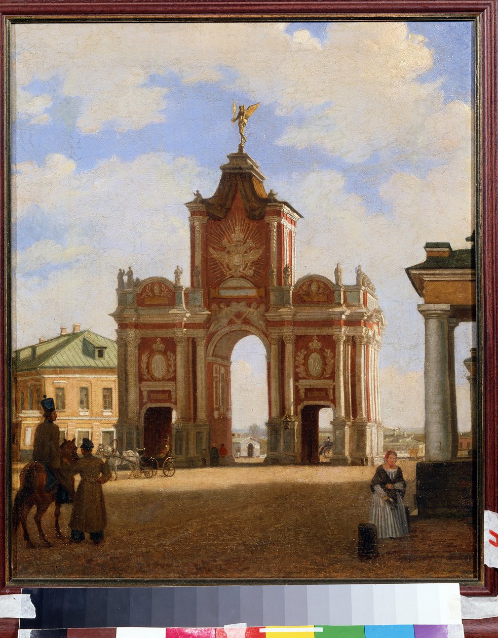 La porte rouge à Moscou - Karl Fridrikh Petrovich Bodri