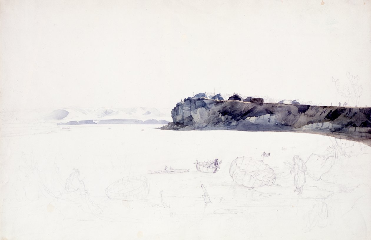 Mih-Tutta-Hang-kush, village de Mandan - Karl Bodmer