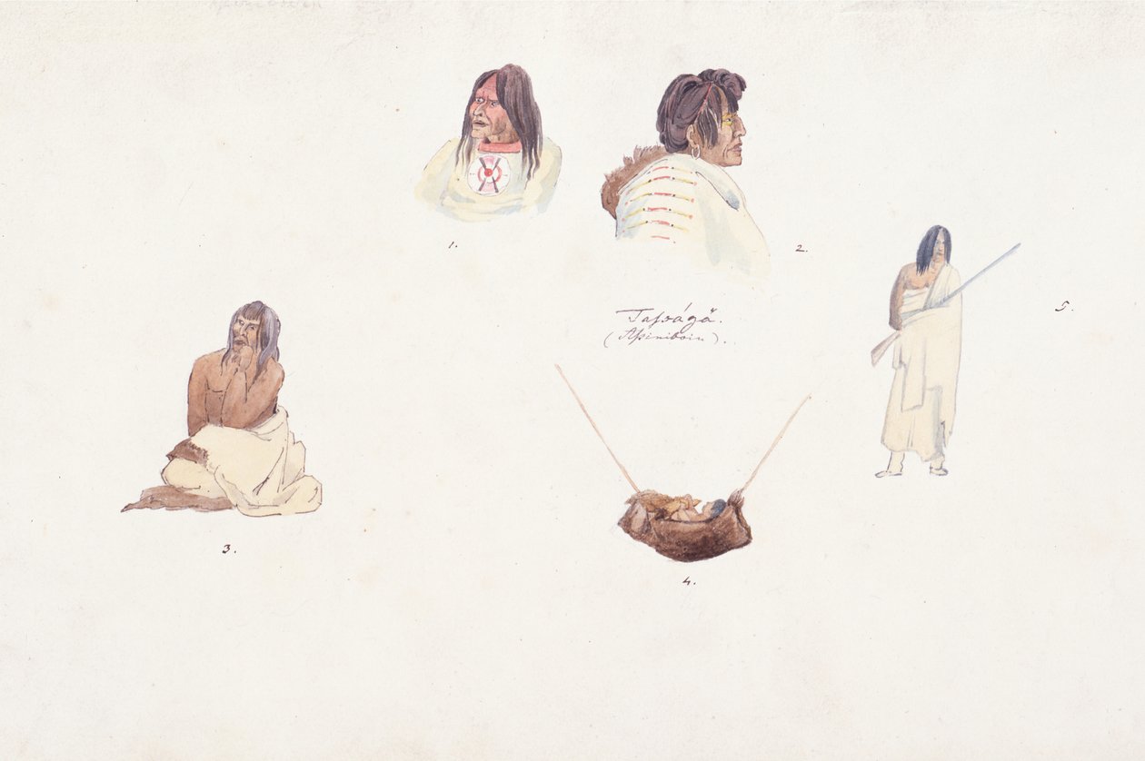 Figures non identifiées - Karl Bodmer