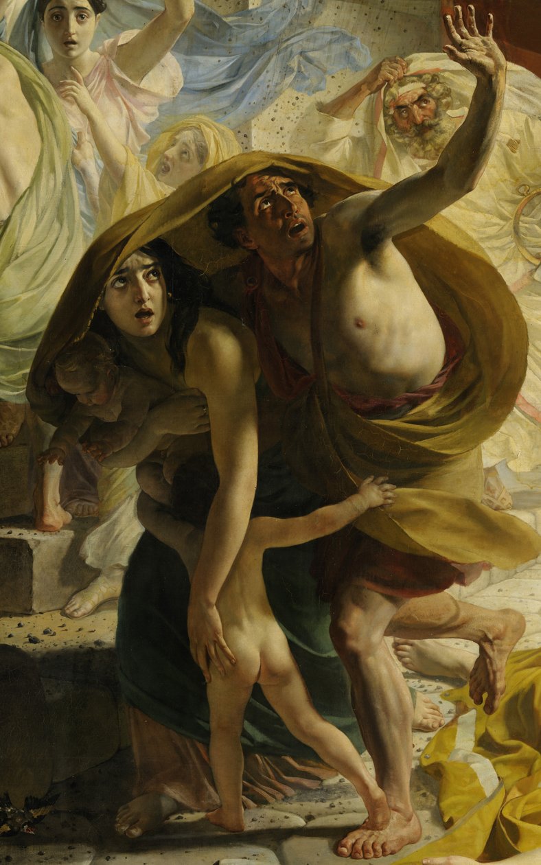 (détail) Le dernier jour de Pompéi - Karl Pavlovich Bryullov