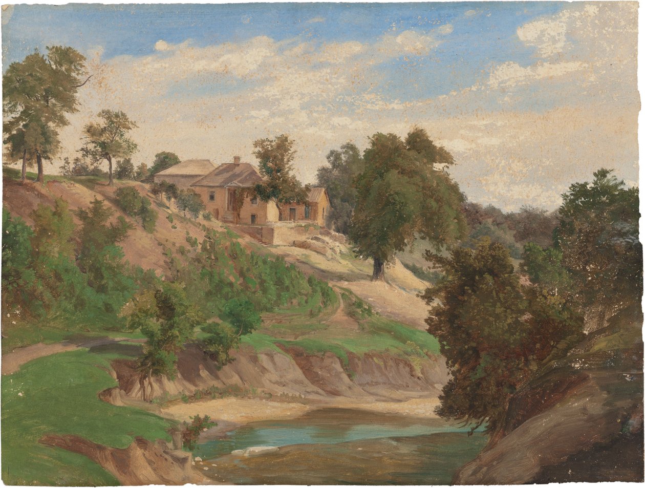 Sur la rivière Pedernales - Karl Friedrich Hermann Lungkwitz