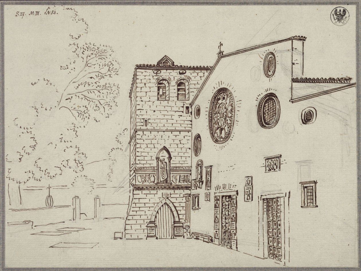 La cathédrale San Giusto de Trieste - Karl Friedrich Schinkel