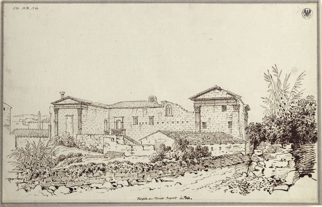 « Arrière-côté du temple d