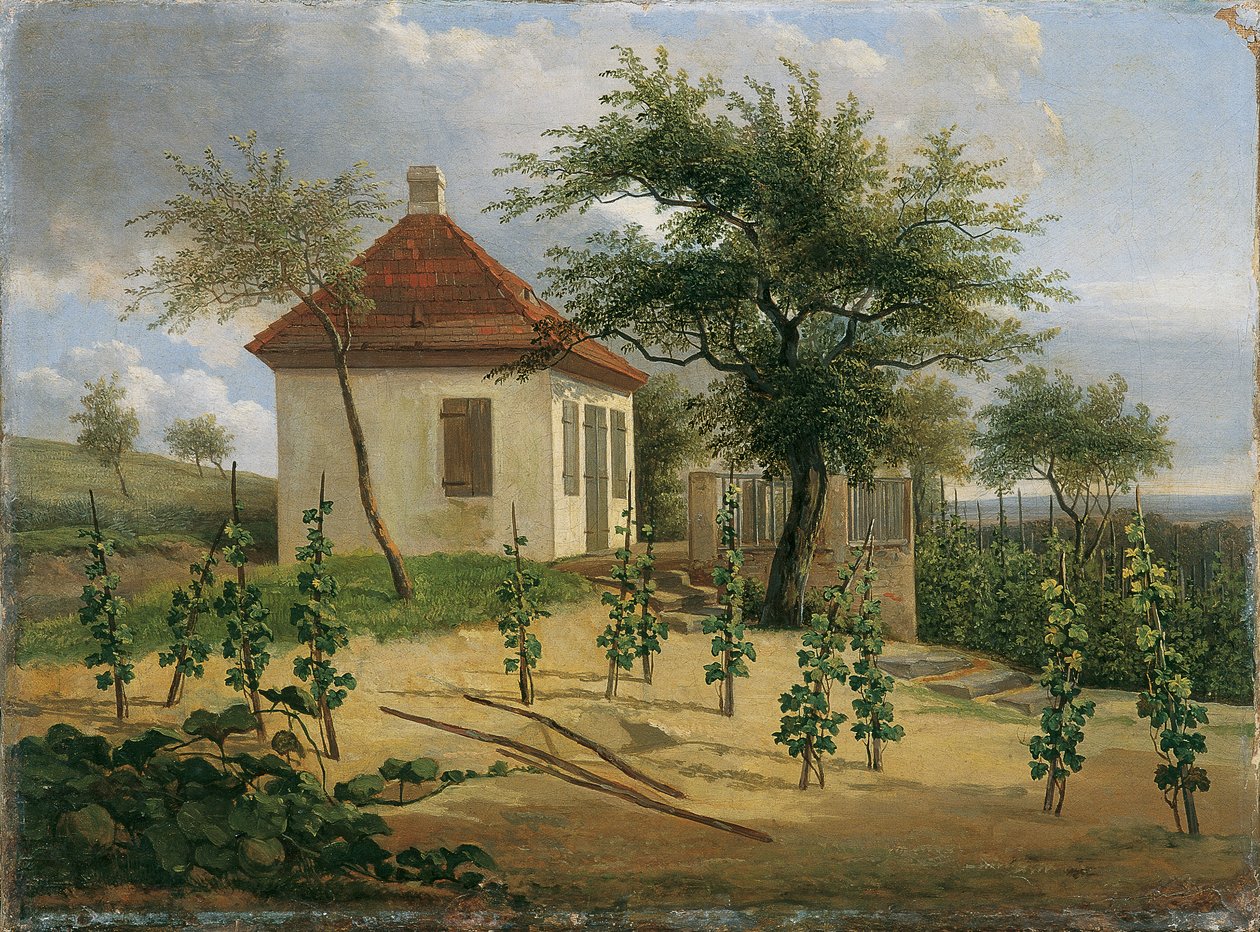 Pavillon sur le vignoble du Dr. Körner près de Loschwitz - Karl Gottfried Traugott Faber