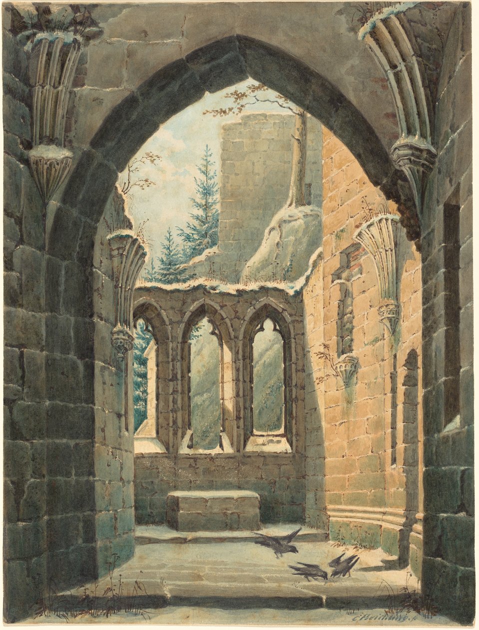 Ruines du monastère d