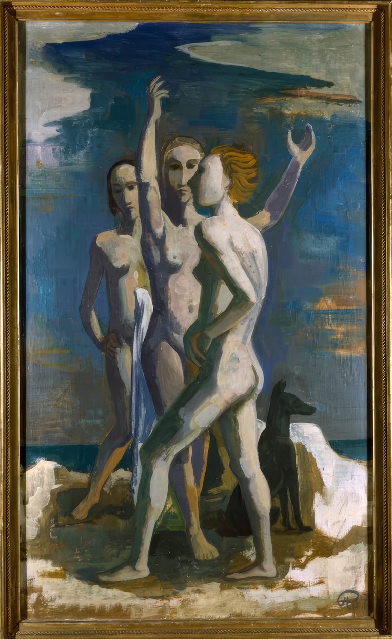 Gruppe am Meer von Karl Hofer