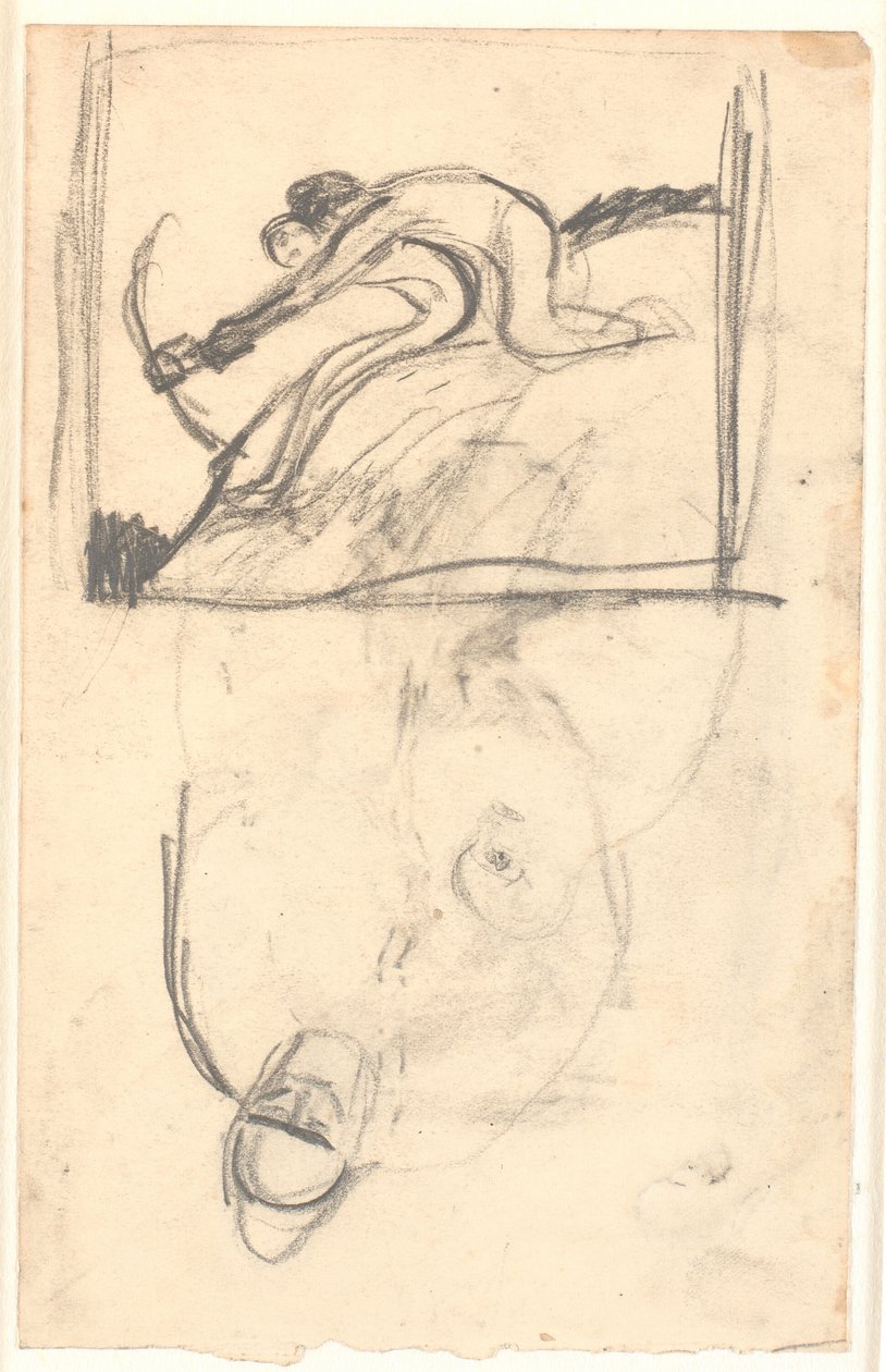 Esquisse pour le tableau "Høder et Loke", également (à l