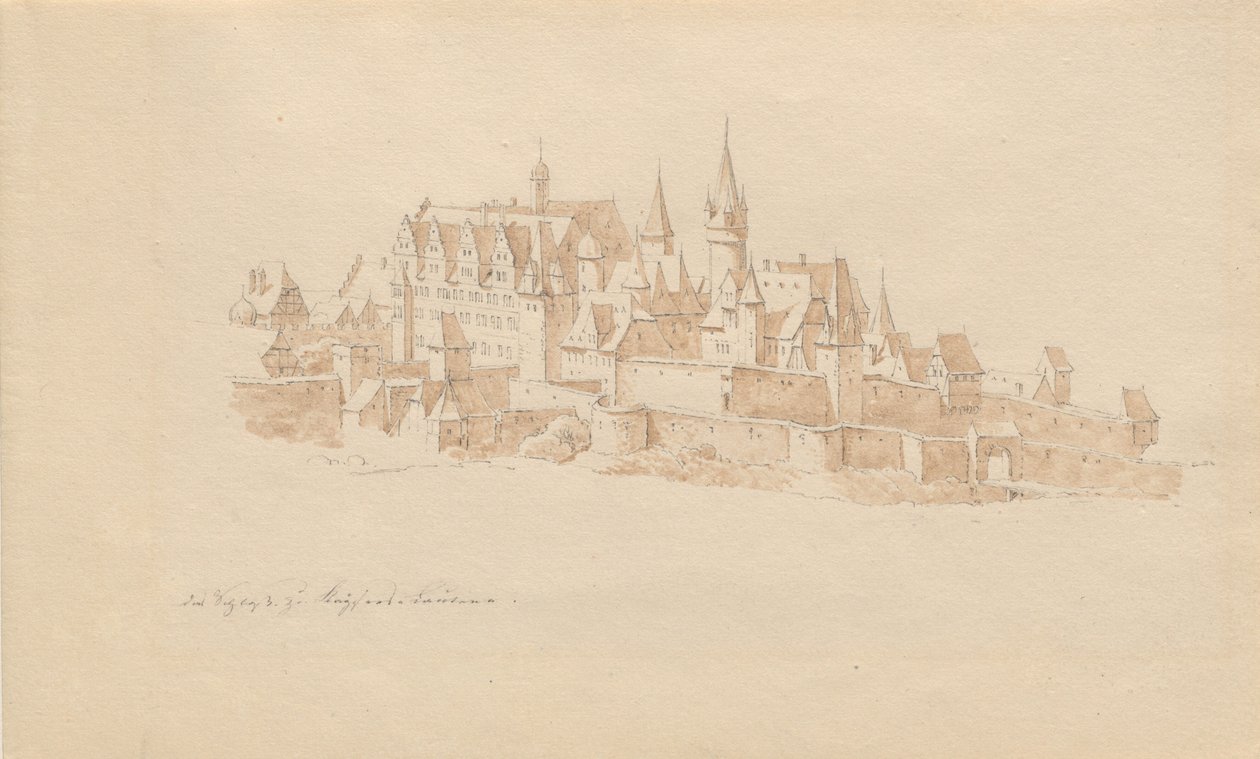 Le château de Kaiserslautern - Karl Julius Von Leypold