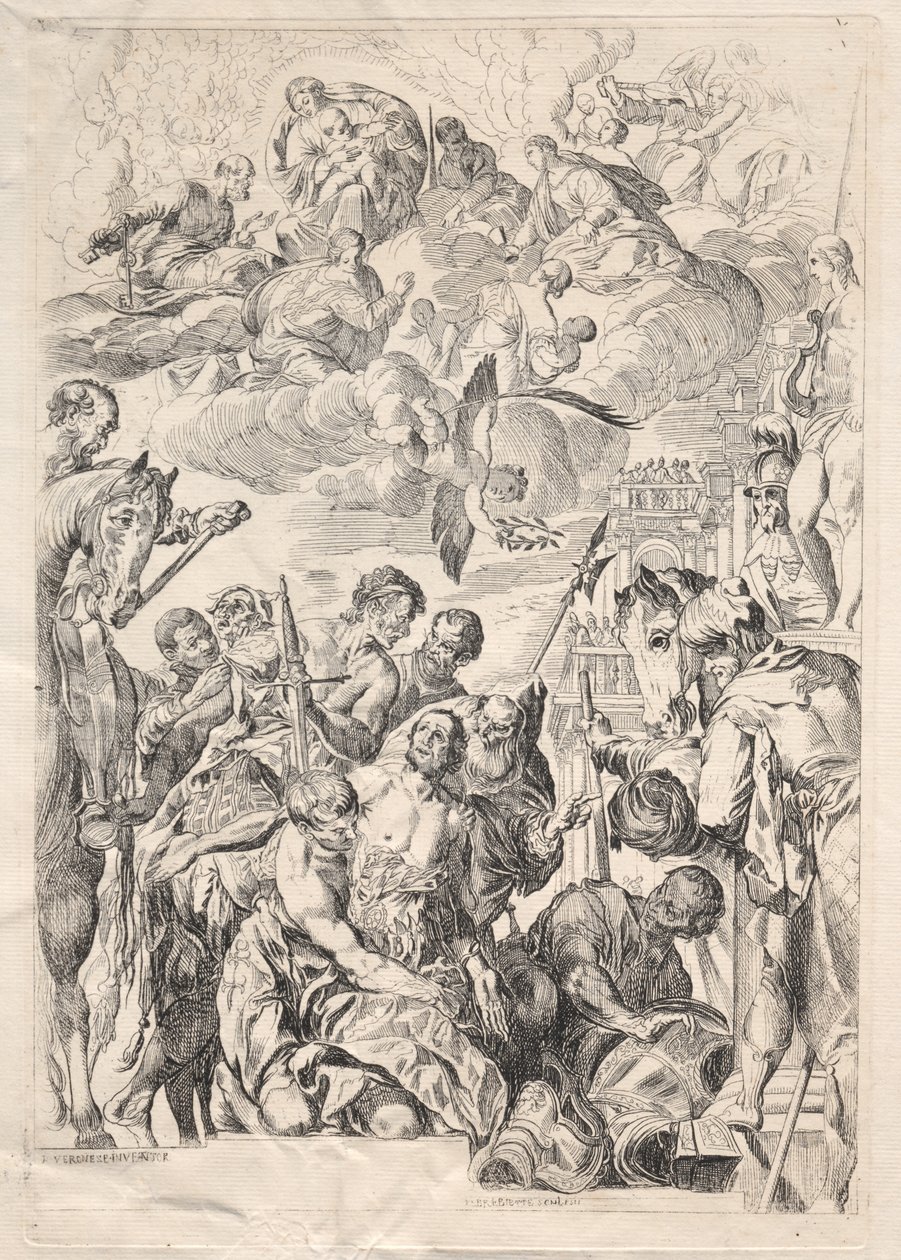 Saint Georges se préparant à son martyre - Karl Ludwig Bernhard Buchhorn