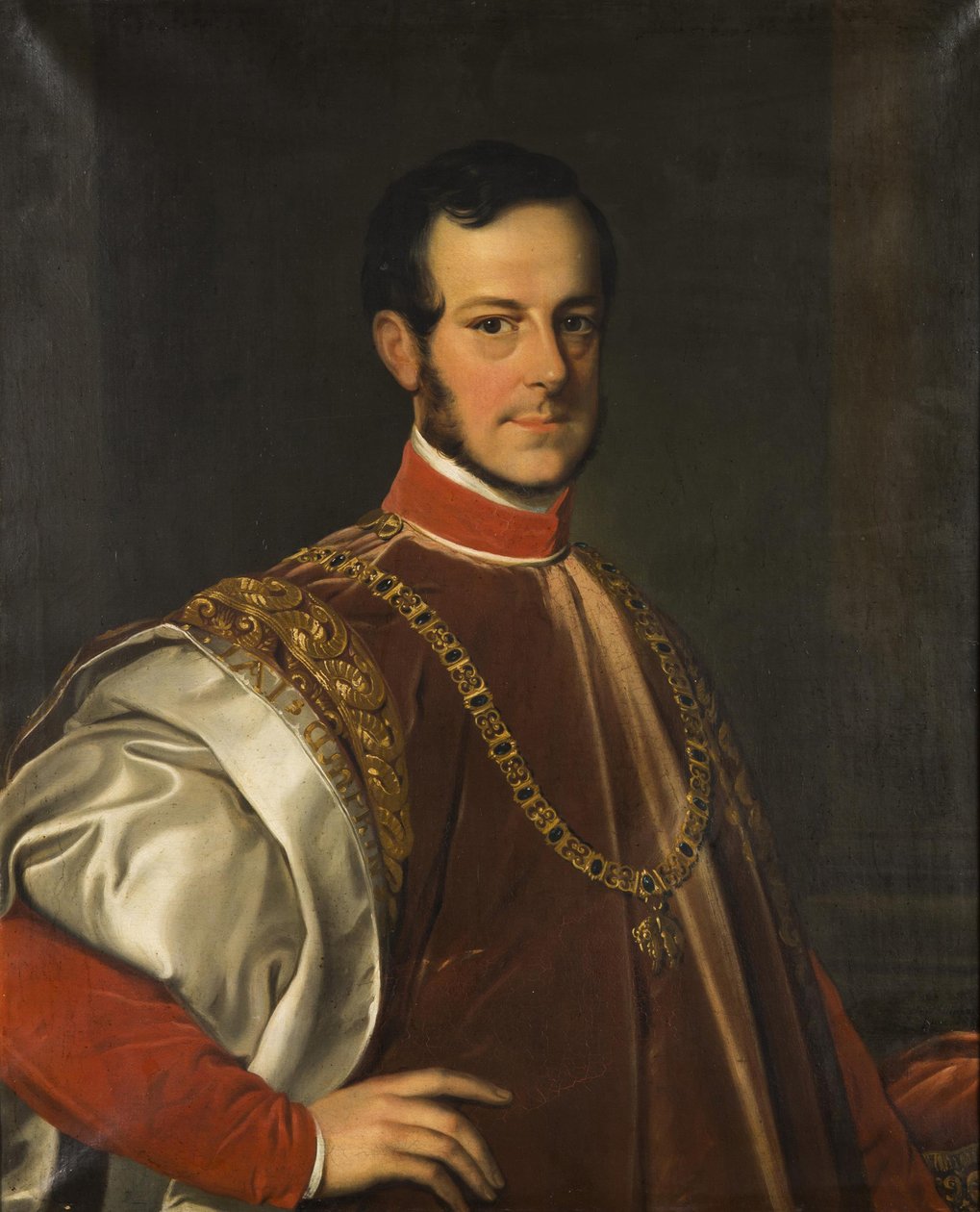 Portrait du prince Johann Adolf II de Schwarzenberg 1799-1888 - Karl Ludwig Philippot