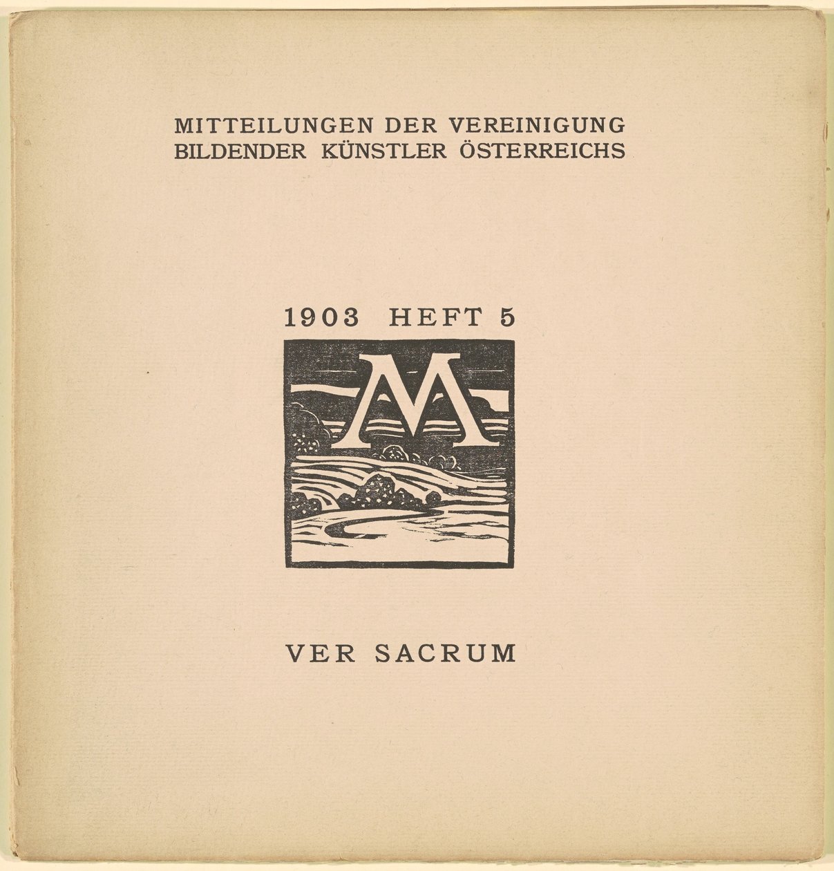 Ver Sacrum [6e année, numéro 5, mars 1903] - Karl Muller