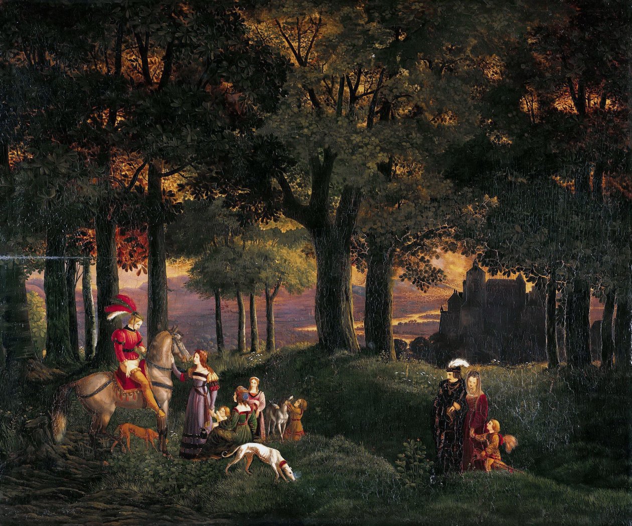 Allemand : Der verirrte Ritter Le chevalier perdu - Karl Philipp Fohr