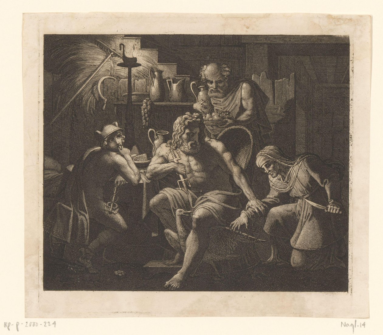 Jupiter et Mercure chez Philémon et Baucis - Karl Russ