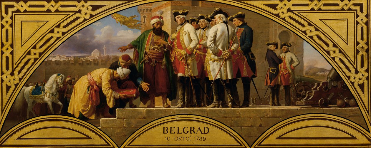 La reddition de Belgrade 1789 - Karl von Blaas