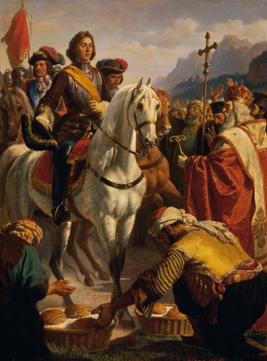 La marche du Prince Eugène vers la Bosnie en 1697 - Karl von Blaas