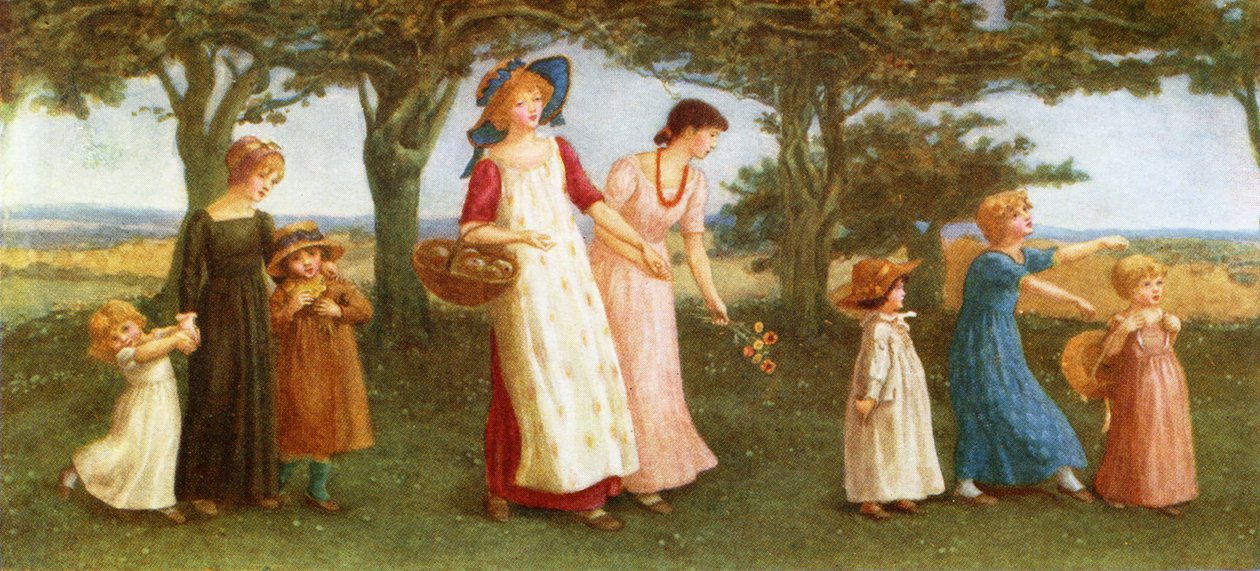 Printemps par Kate Greenaway - Kate Greenaway