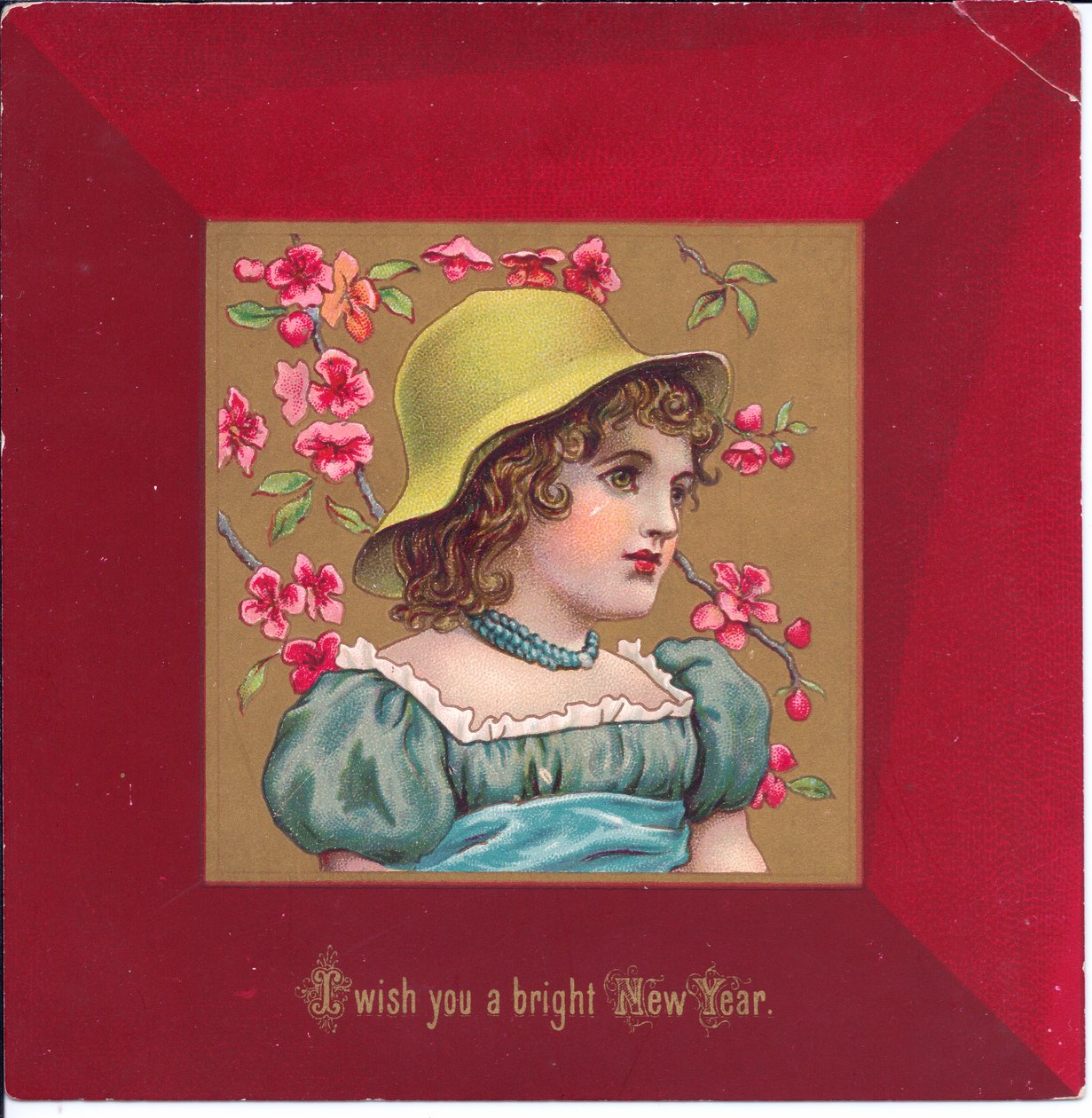 Carte de Noël victorienne d