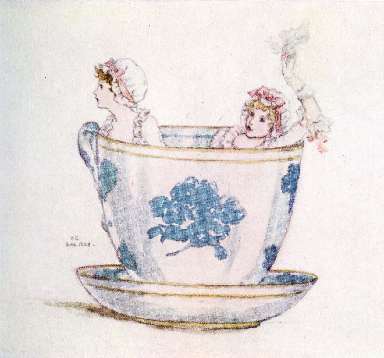 Un calme dans une tasse de thé - Kate Greenaway