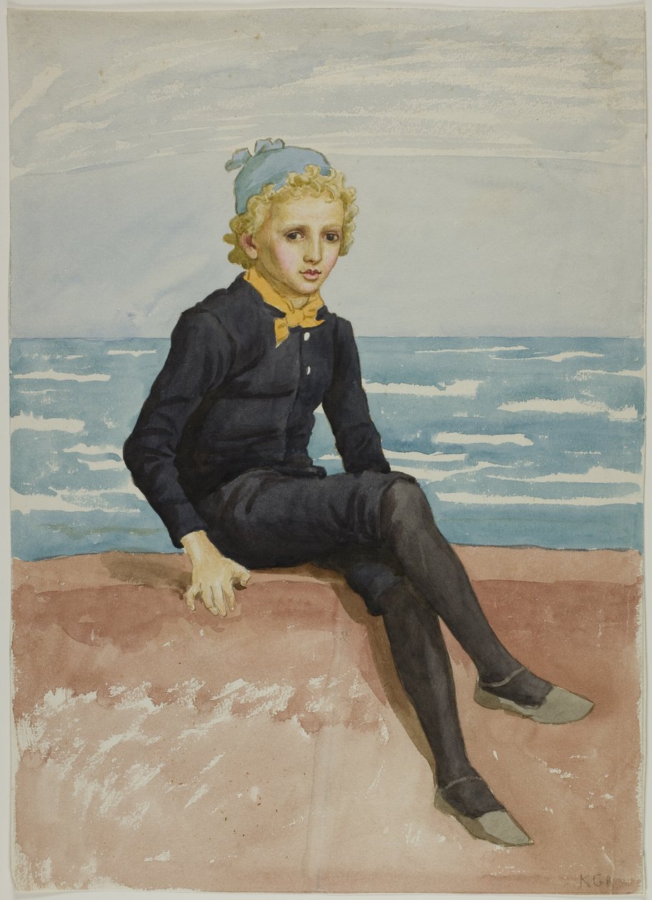 Eddie au bord de la mer - Kate Greenaway
