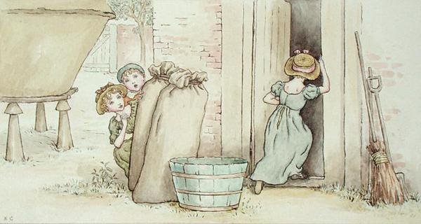 Cache-cache - Kate Greenaway