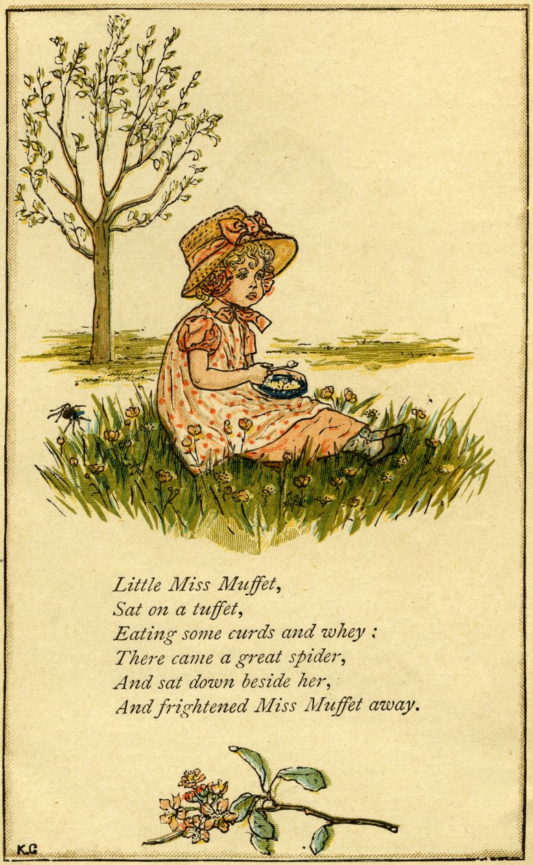 Petite Miss Muffet (illustré) - Kate Greenaway