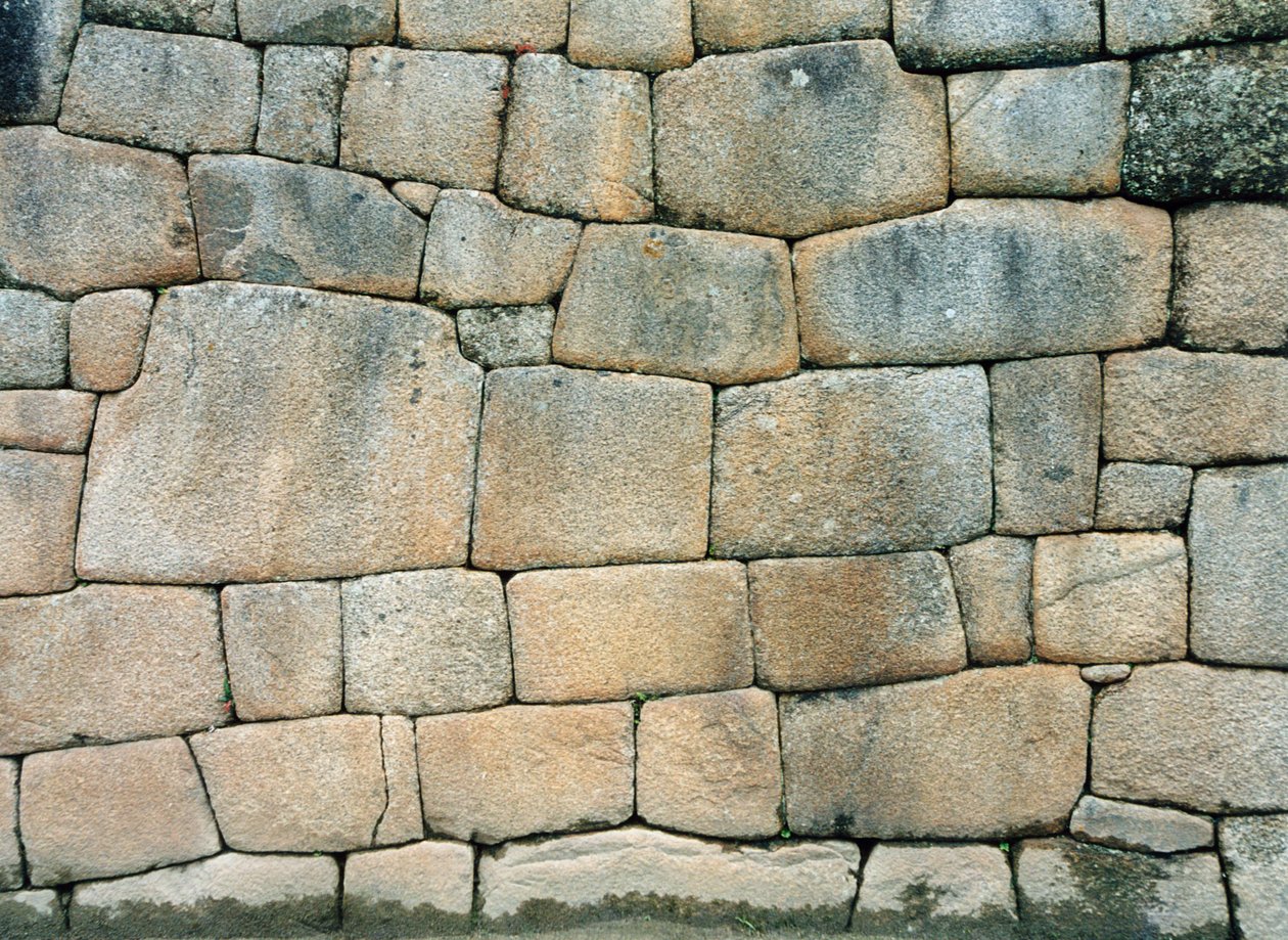 Détail de la maçonnerie de l