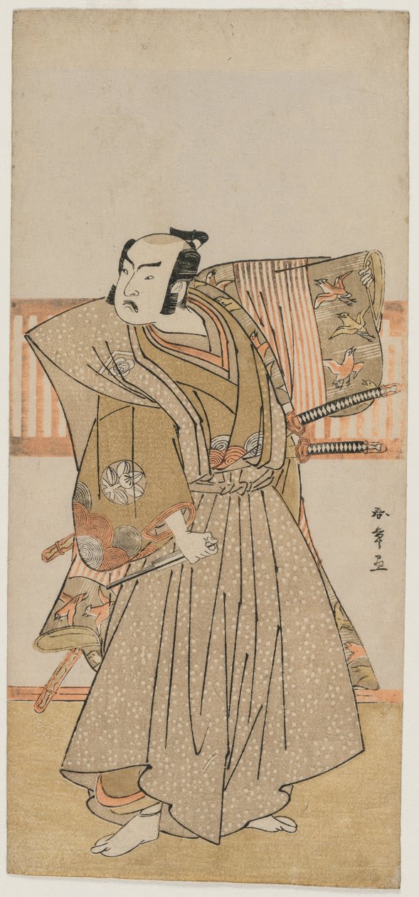 Ichimura Uzaemon IX en tant que Soga no Juro, milieu des années 1770 - Katsukawa Shunsho