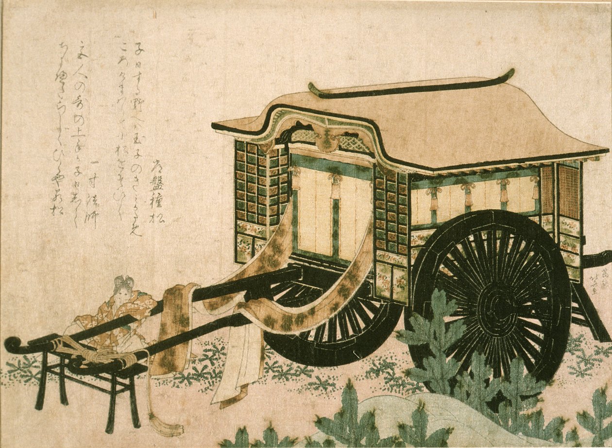 Carrosse de cour - Katsushika Hokusai