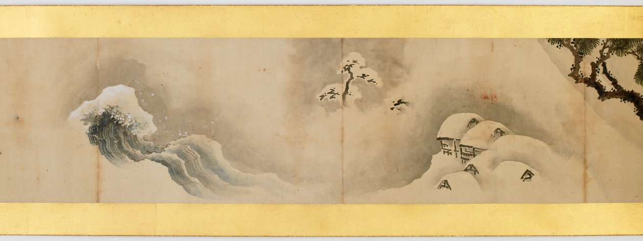 Rouleau de main avec images diverses, période Edo, 1839 (détail) - Katsushika Hokusai