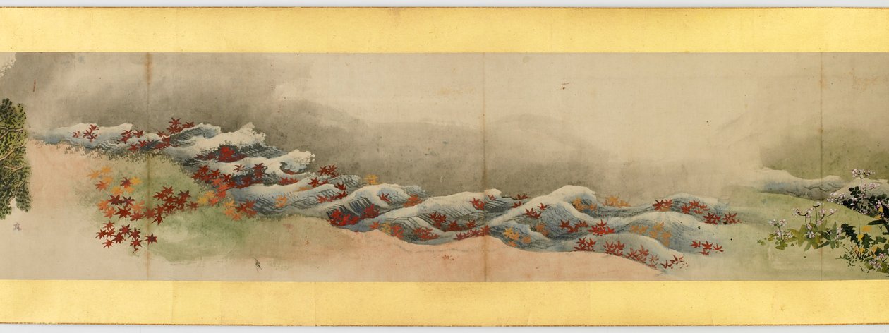 Rouleau de main avec images diverses, période Edo, 1839 (détail) - Katsushika Hokusai