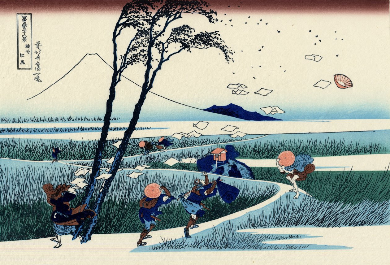 Ejiri dans la province de Suruga, c.1830 - Katsushika Hokusai
