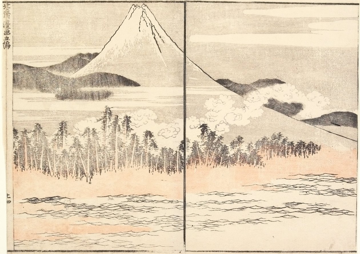 Le mont Fuji - Katsushika Hokusai