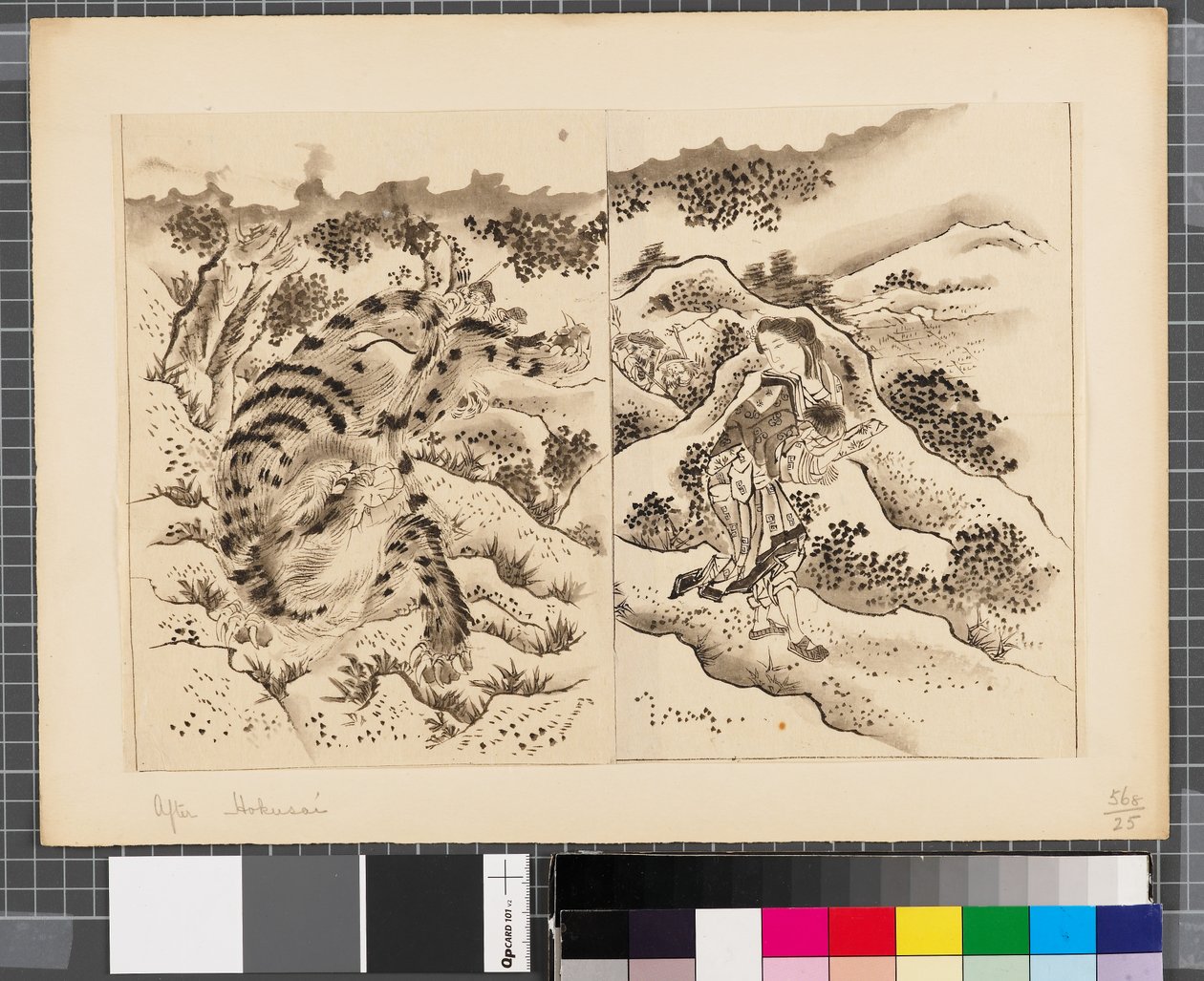 Scènes de la guerre entre le Japon et la Corée, fin du XVIIIe-première moitié du XIXe siècle - Katsushika Hokusai