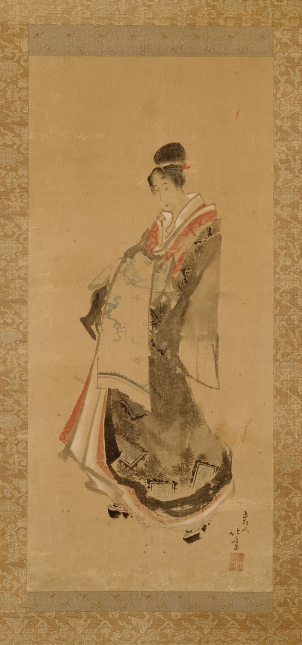 La courtisane ambulante - Katsushika Hokusai
