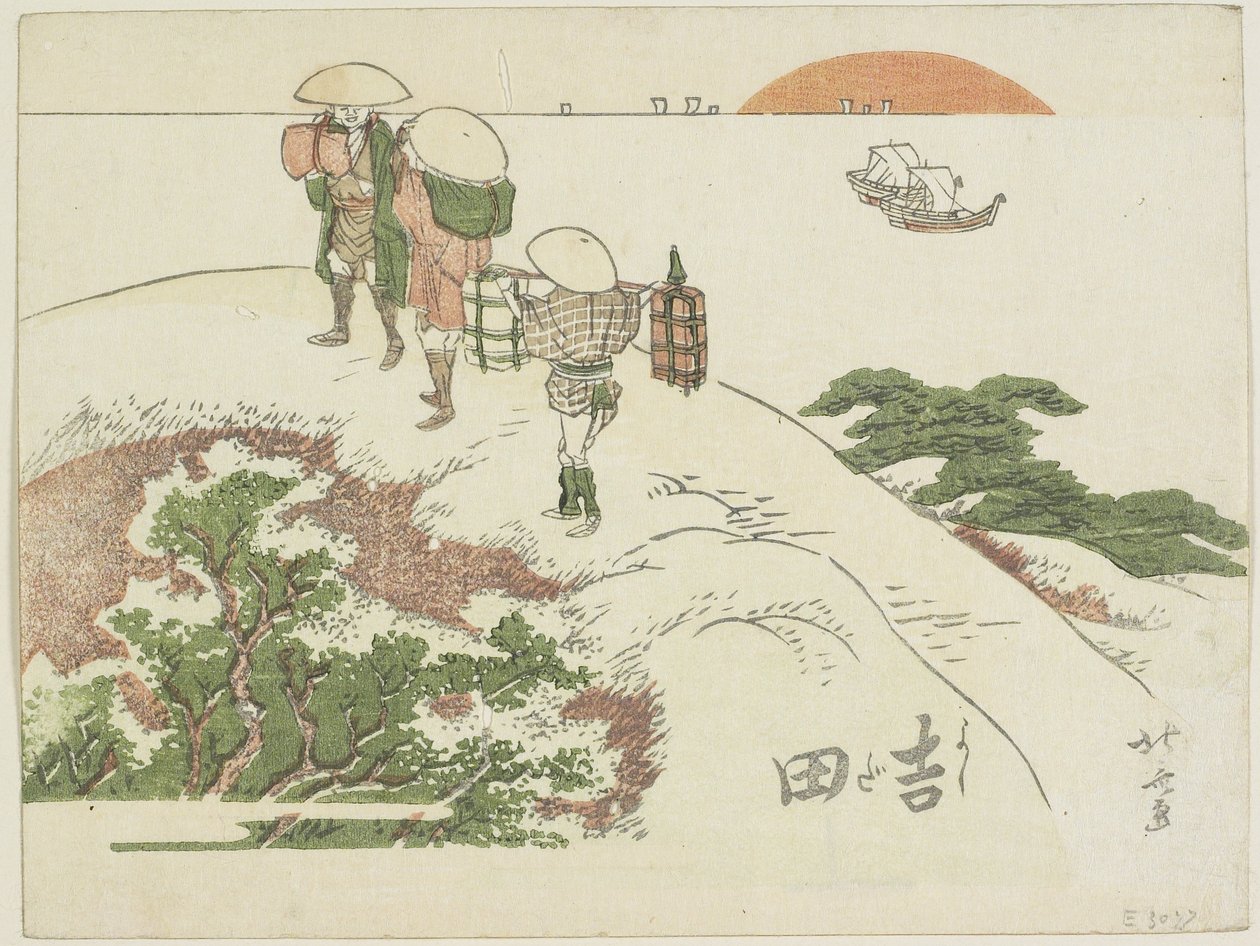 Yoshida, 1799-1802 - Katsushika Hokusai